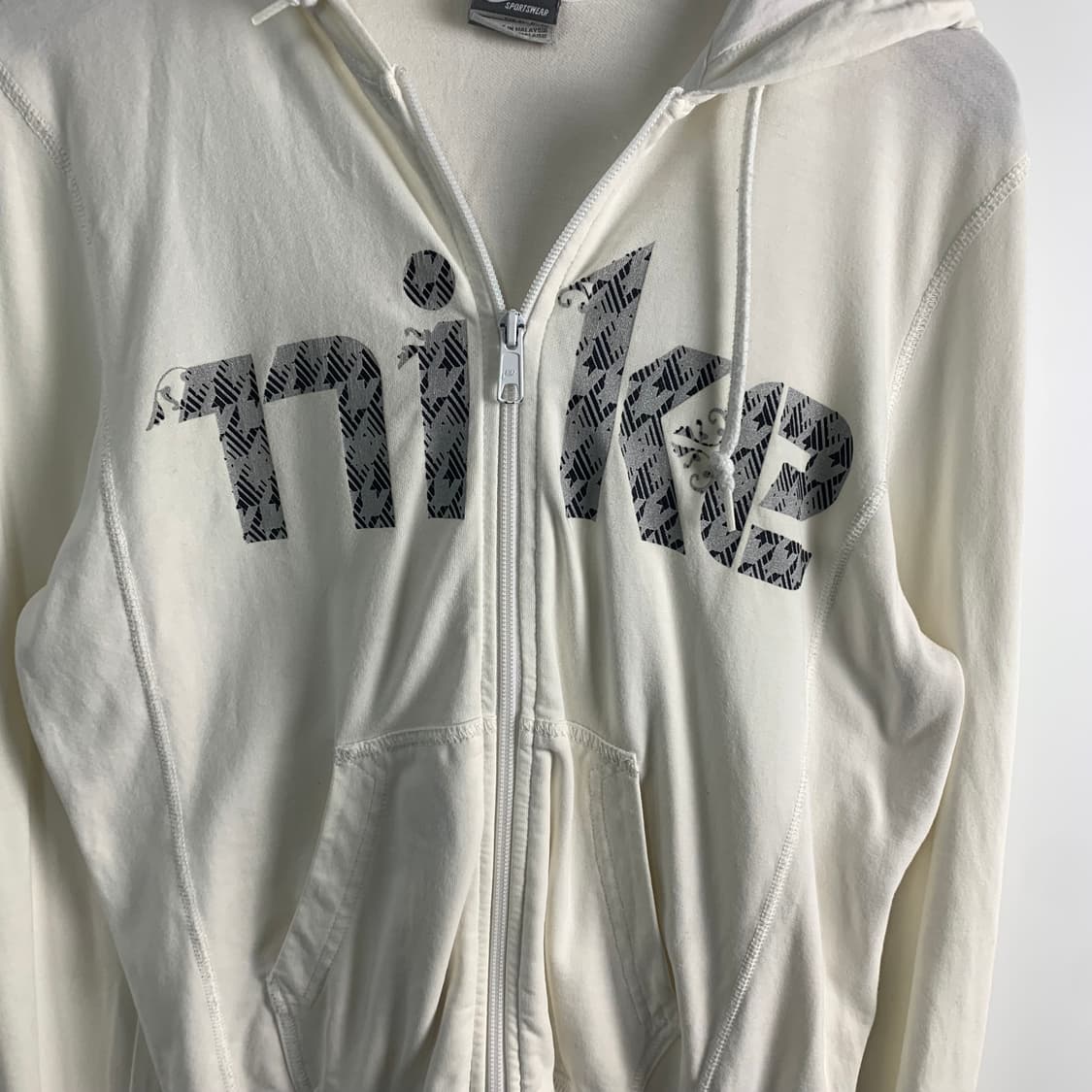 나이키 00s 스펠아웃 화이트 후드집업 상품이미지4