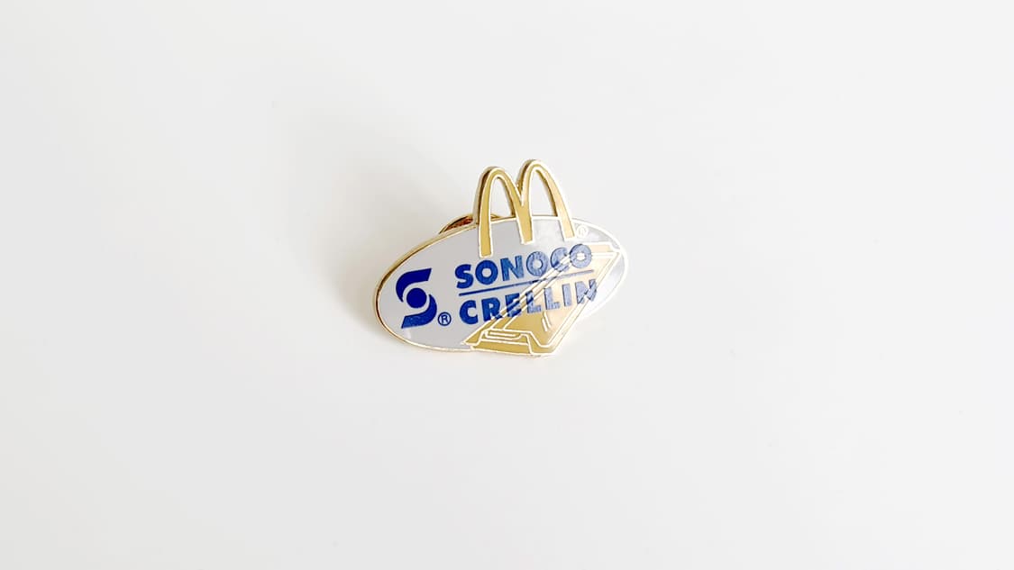 맥도날드 빈티지 크루 핀뱃지 라펠핀 ‘Socono Crellin’ 상품이미지4