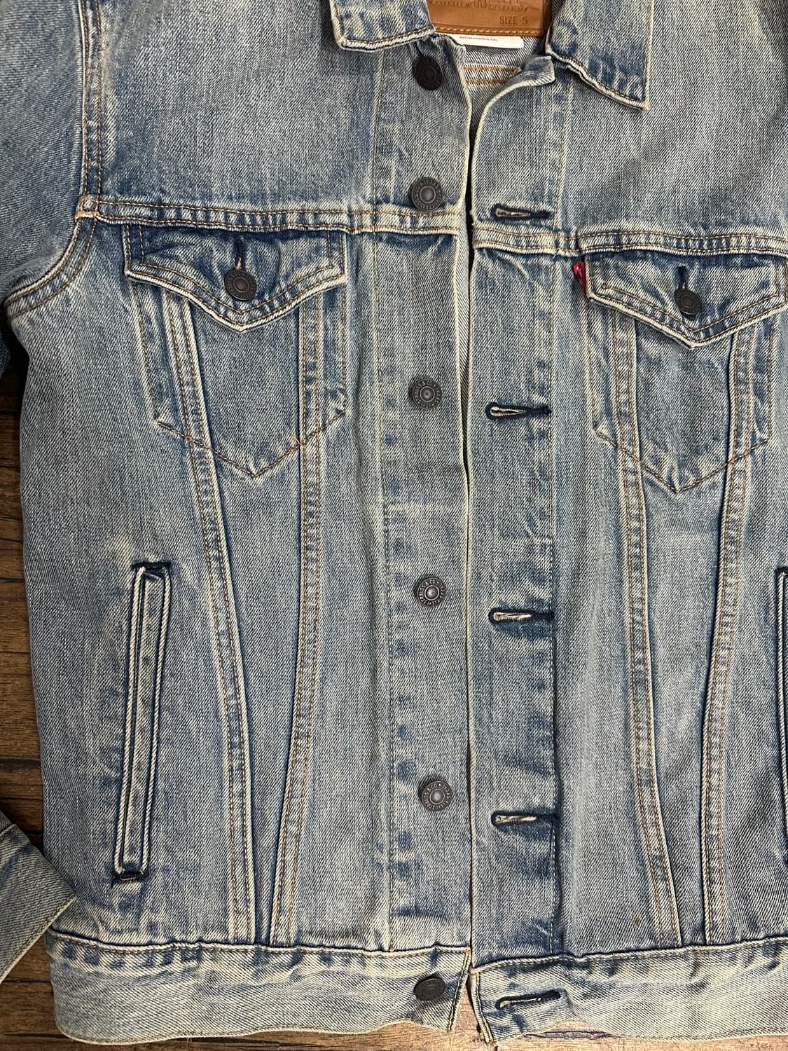 리바이스 데님 트러커 연청자켓 S 상품이미지2