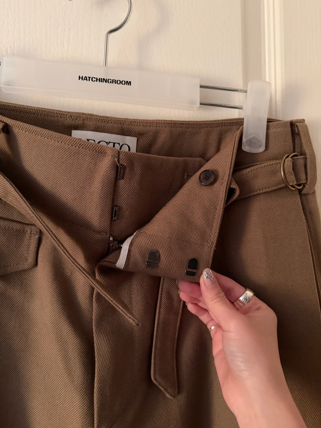 렉토 페이톤 버진울 와이드 팬츠 S 상품이미지6