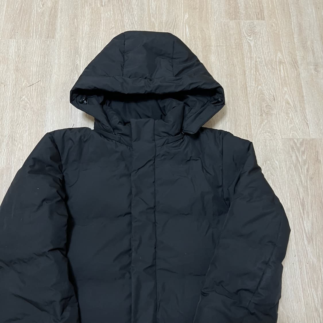 유니클로 라이트 다운 후드 롱패딩 M/95  상품이미지2