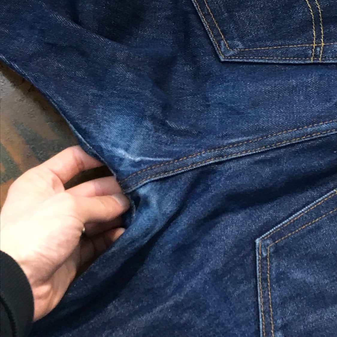 리바이스 501 진청 데님 팬츠 허리 34 35 사이즈 상품이미지5