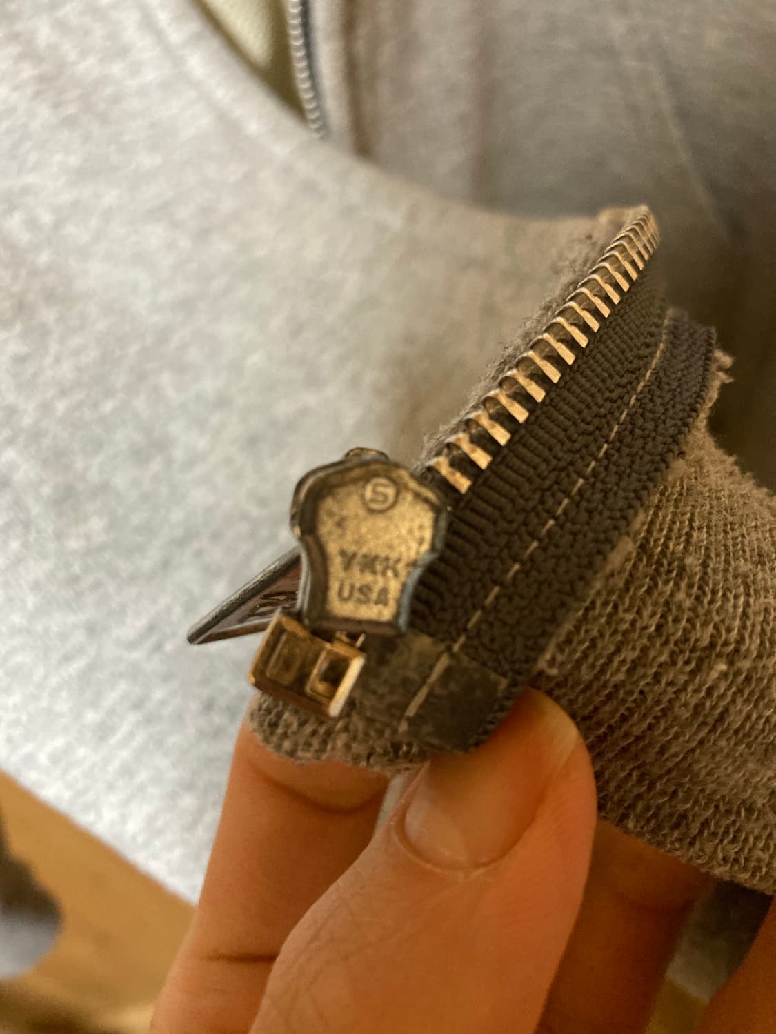 칼하트 80s 후드집업 made in USA 그레이 상품이미지4