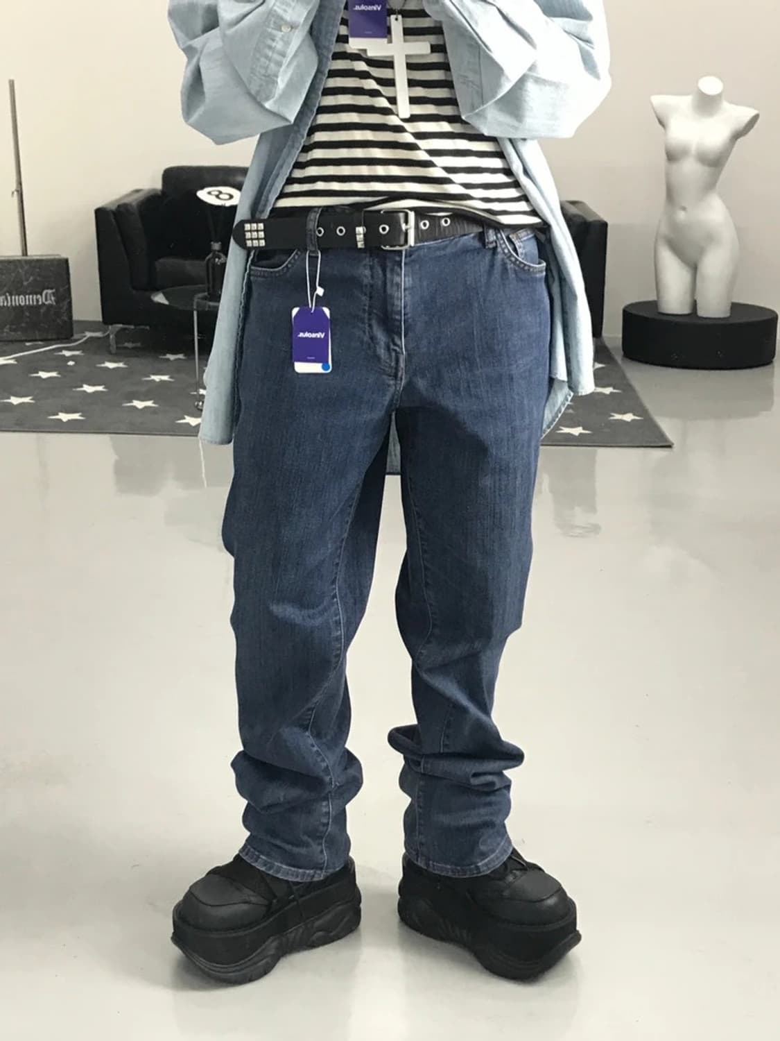 켈빈클라인 데님 팬츠 상품이미지1