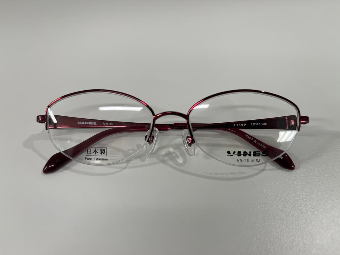바인스 VINES 일본 티타늄 반무테 안경 빈티지 90s 2번 상품이미지7