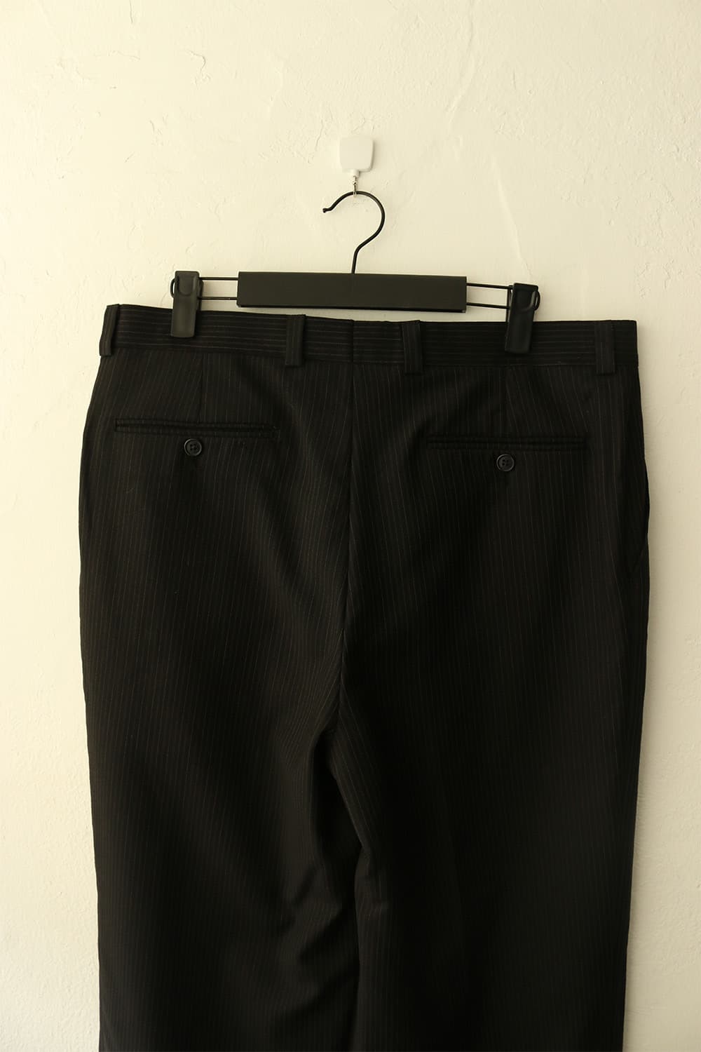2000s 캘빈 클라인 블랙 핀스트라이프 트라우저  상품이미지8