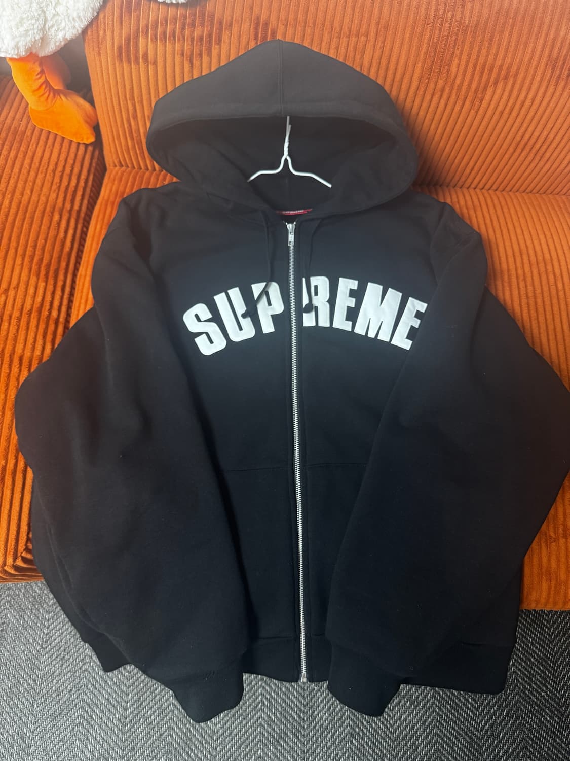 [XL] 슈프림 24FW 아크 써멀 라인드 집업 블랙 상품이미지2