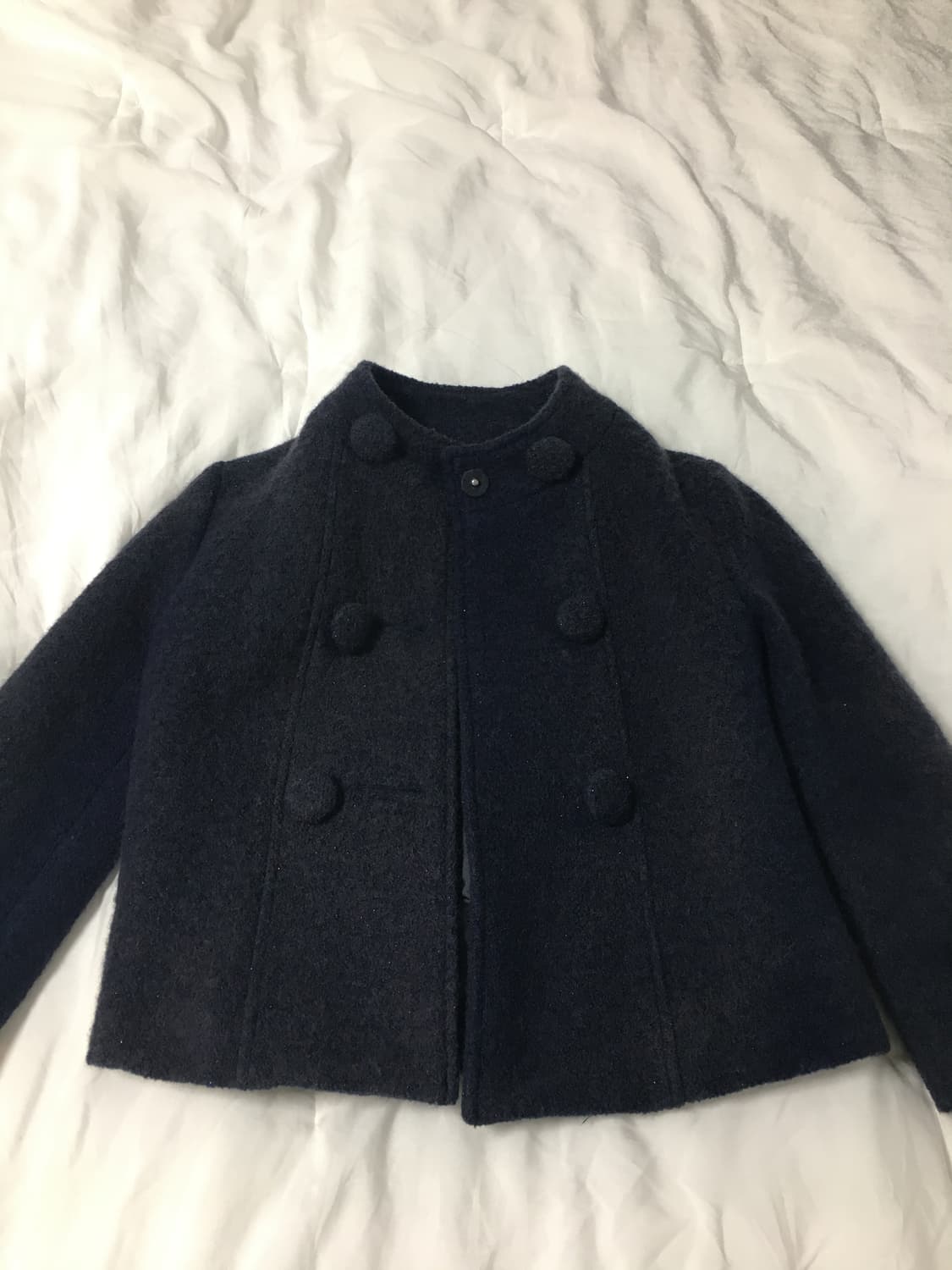 빈티지 모리걸 버튼 숏코트 상품이미지7