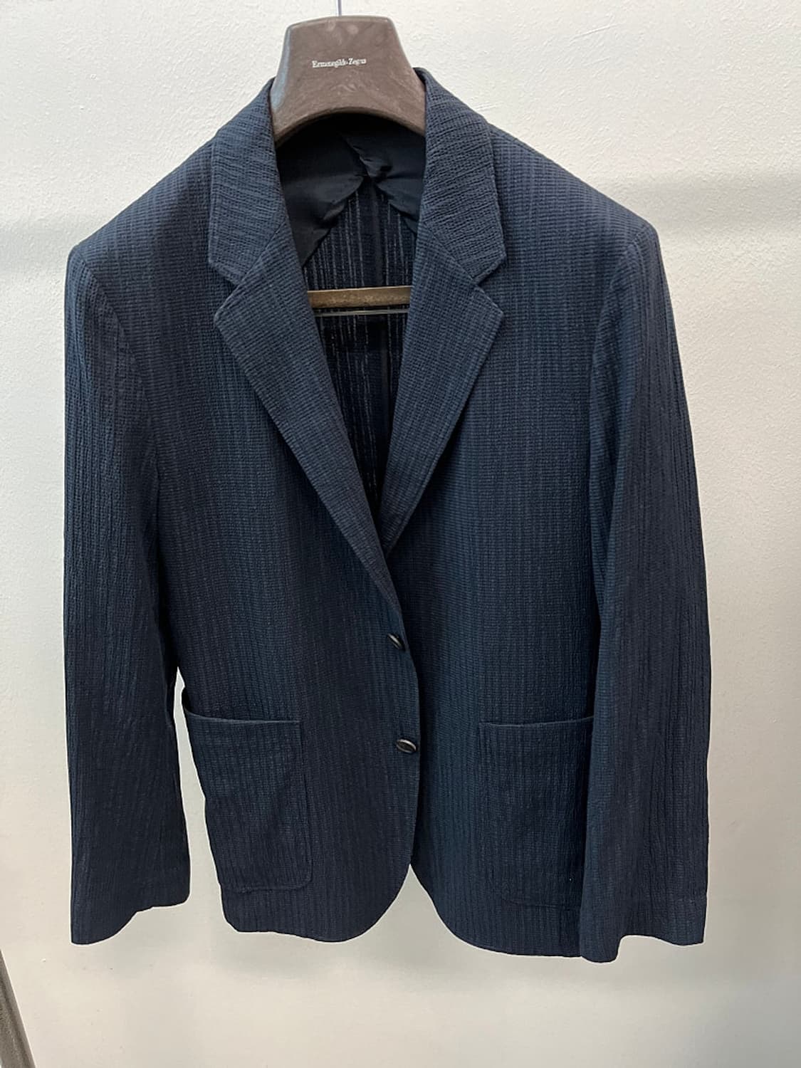 100) 타임 플리츠 시어서커 자켓  상품이미지2