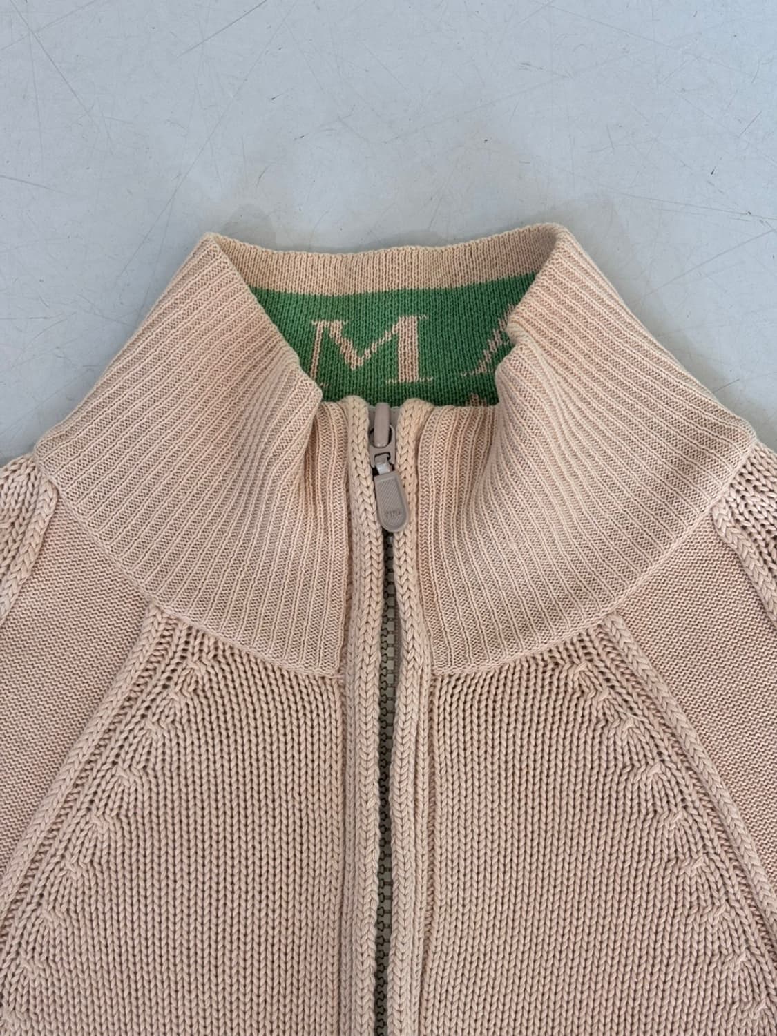 Vintage Armani Knit Zip Up 상품이미지4