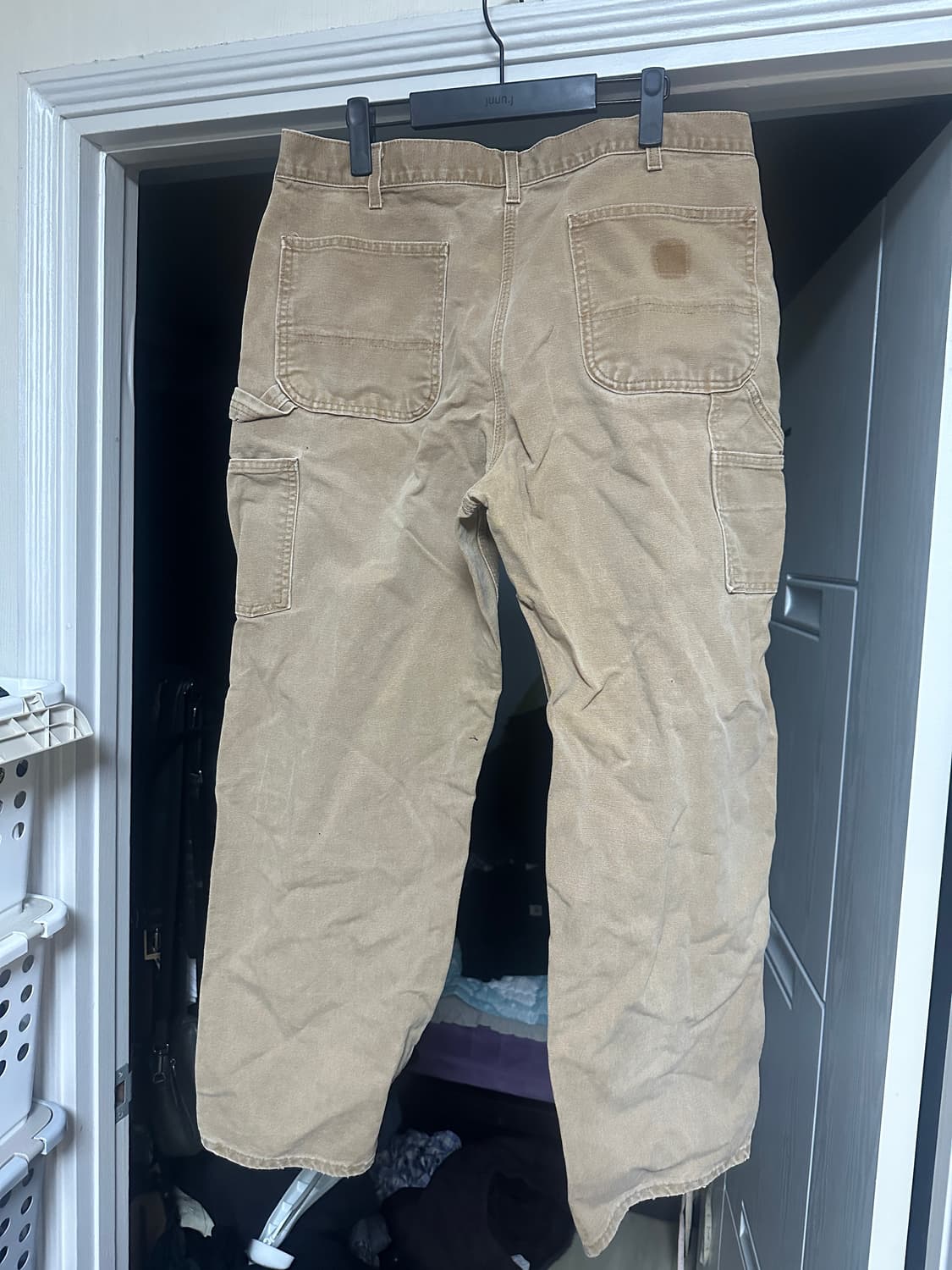 [36x32] 칼하트 B11 BRN 브라운 싱글니 카펜터 팬츠 상품이미지3