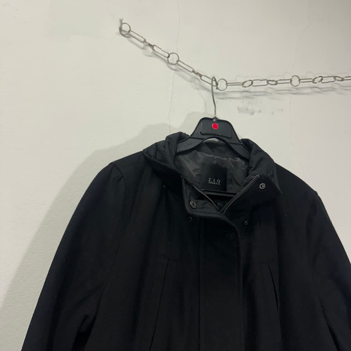 우먼L 77 지오송지오 블랙 울자켓 상품이미지3