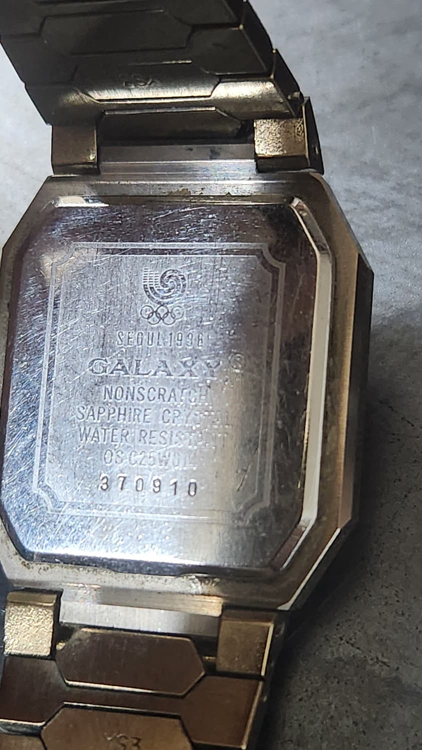 88올림픽 오리엔트 커플 금장시계 1세트 상품이미지5