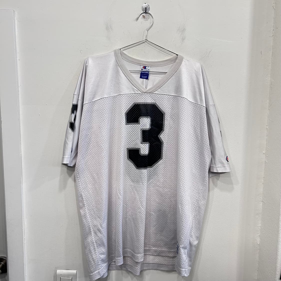 챔피온 올드스쿨 브이넥 메쉬 오버핏 럭비티 상품이미지2