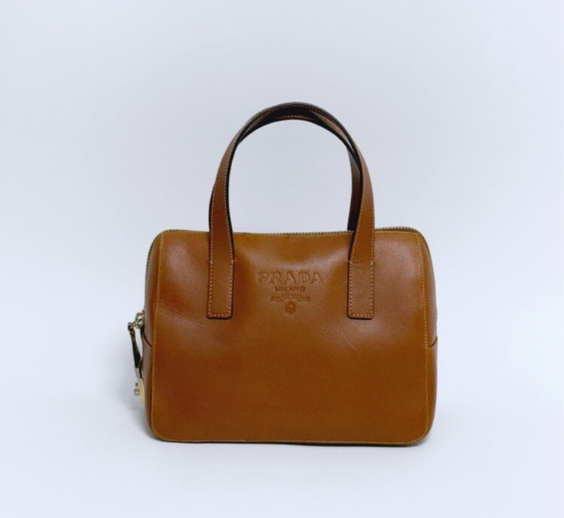프라다 레더 토트백 상품이미지4