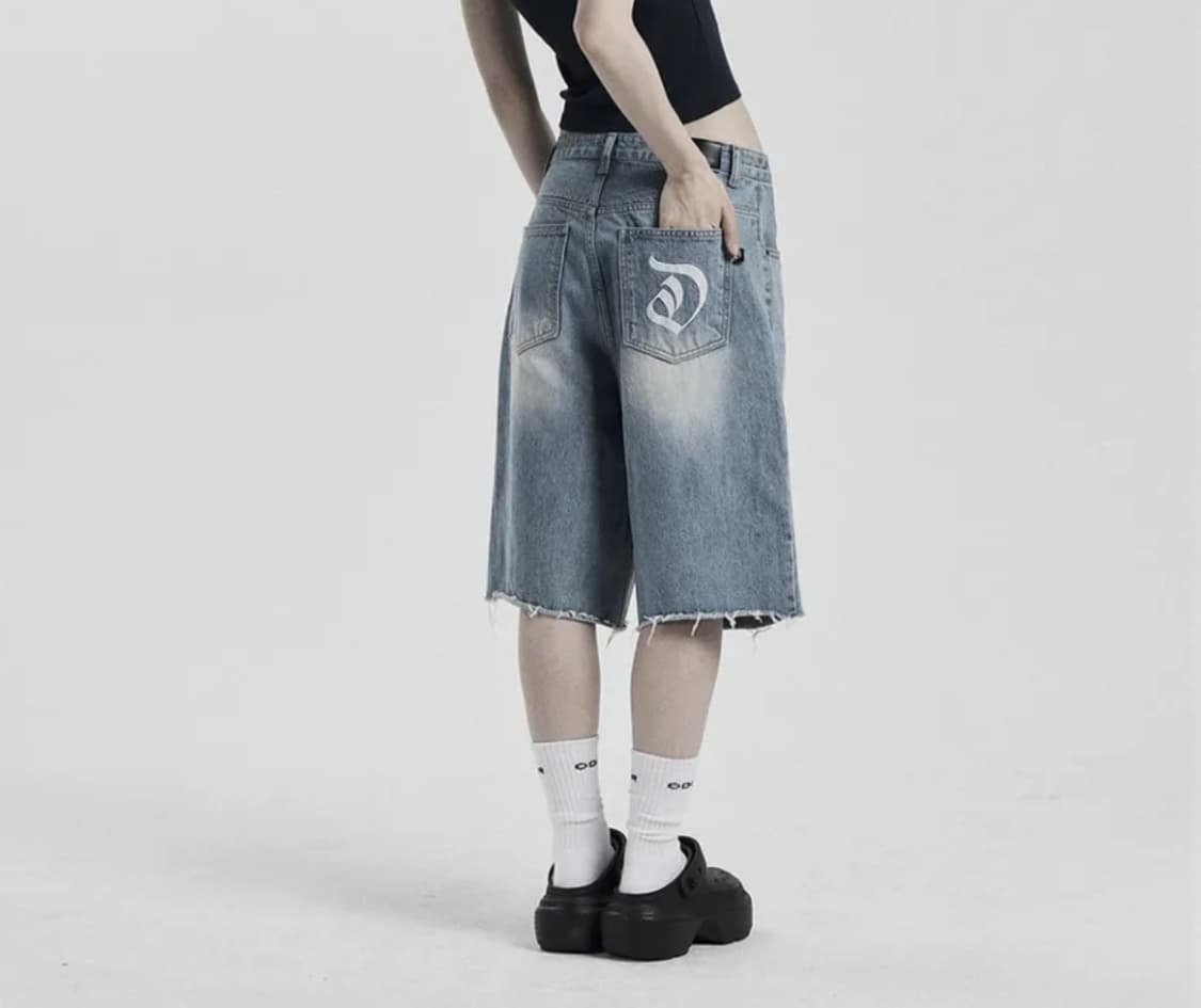 오도어 러쉬 버뮤다 데님 팬츠 1사이즈 상품이미지1