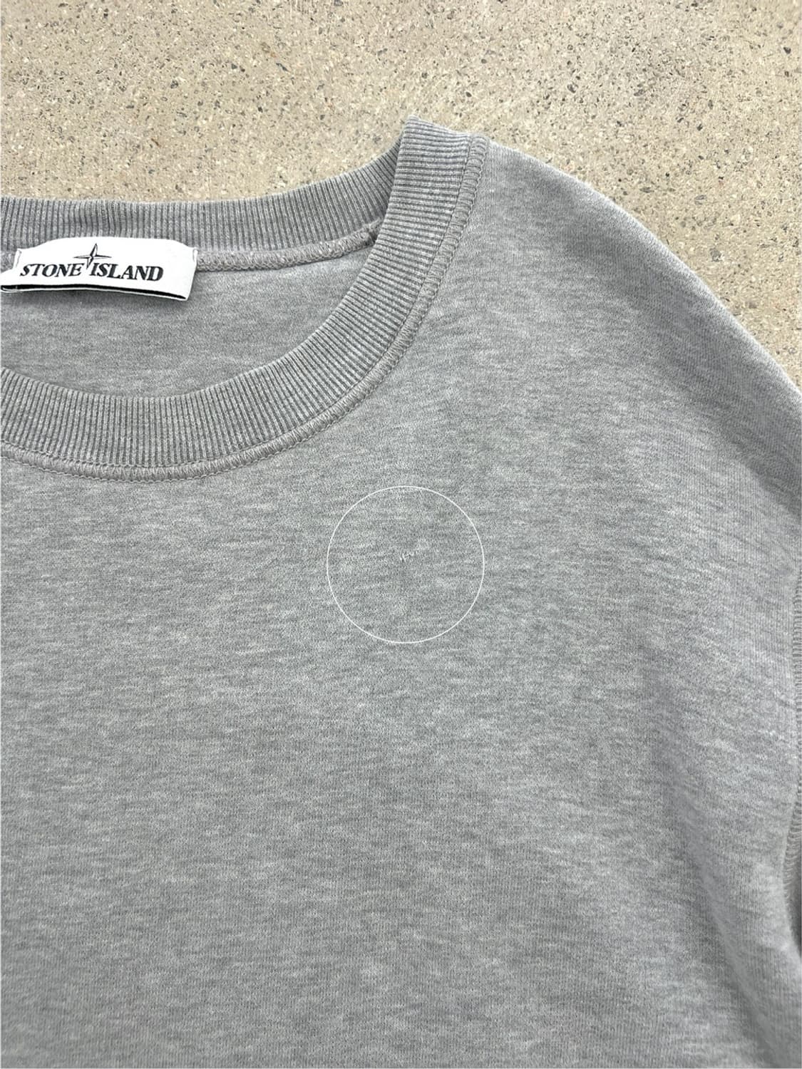 스톤아일랜드 와펜 멜란지그레이 맨투맨 상품이미지9