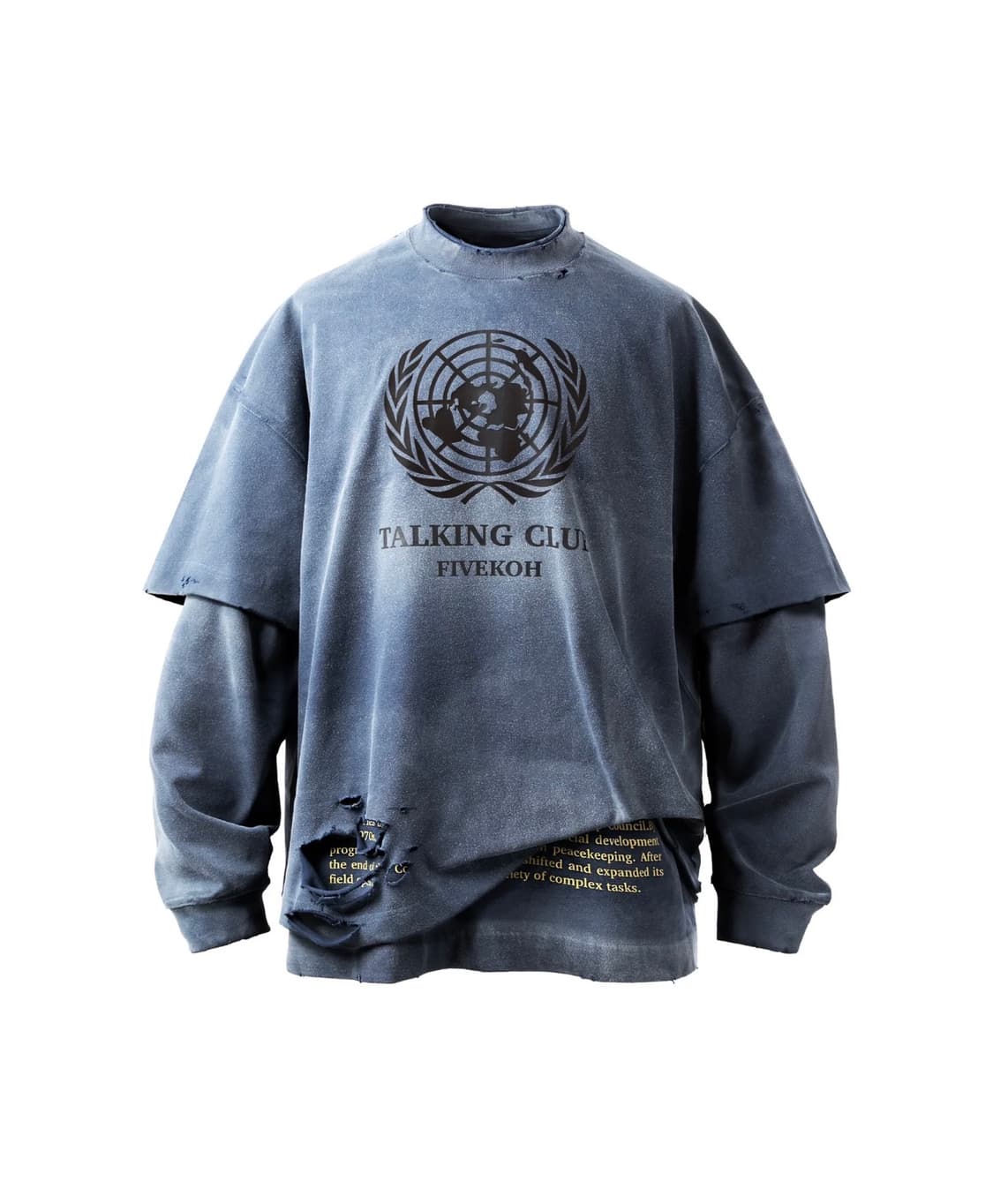 fivekoh 롱슬리브 레이어드 티셔츠 L 상품이미지1