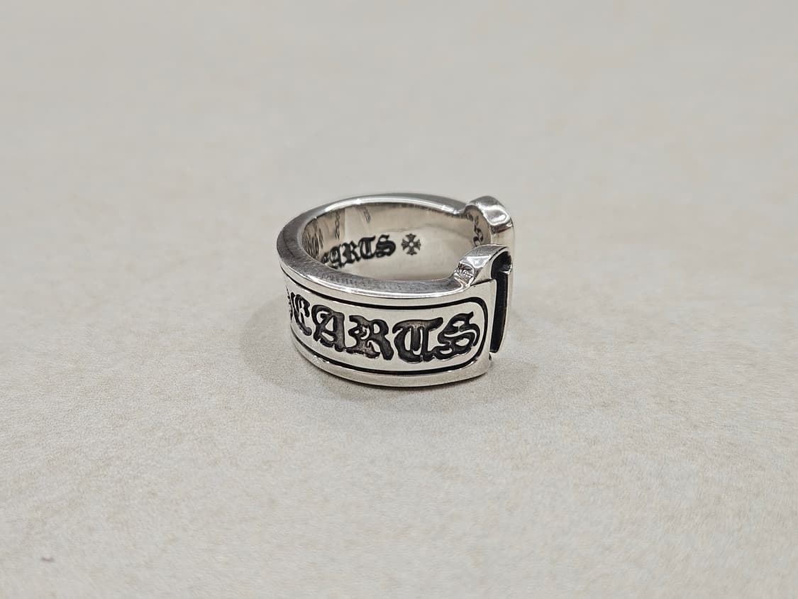 크롬하츠 스크롤라벨링 라지 US 7.5 팝니다 상품이미지2