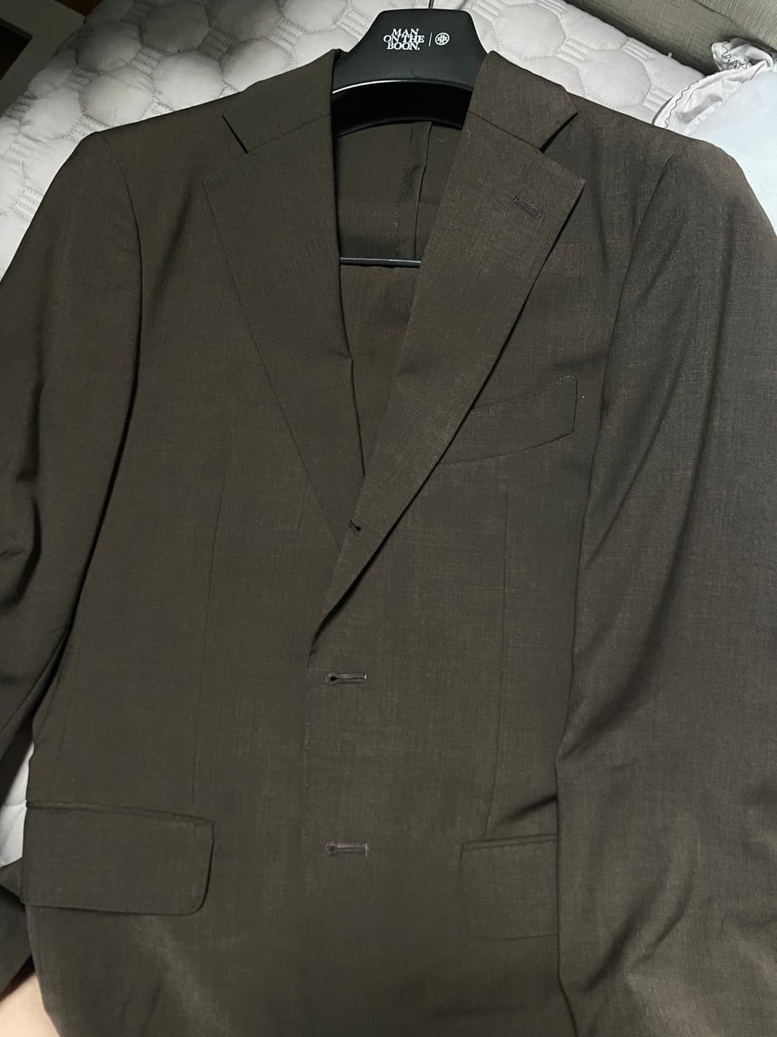 맨온더분 브라운 셋업 팔아요 상품이미지1