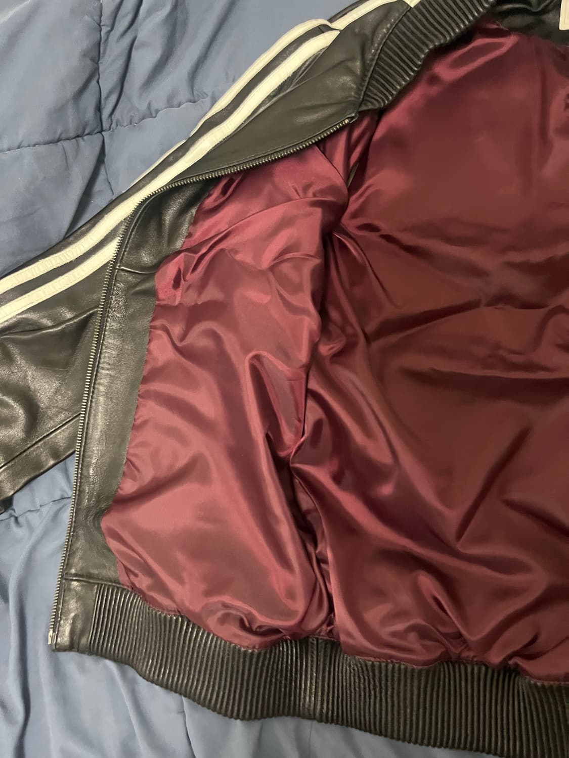 아디다스 빈티지 레더자켓 상품이미지8