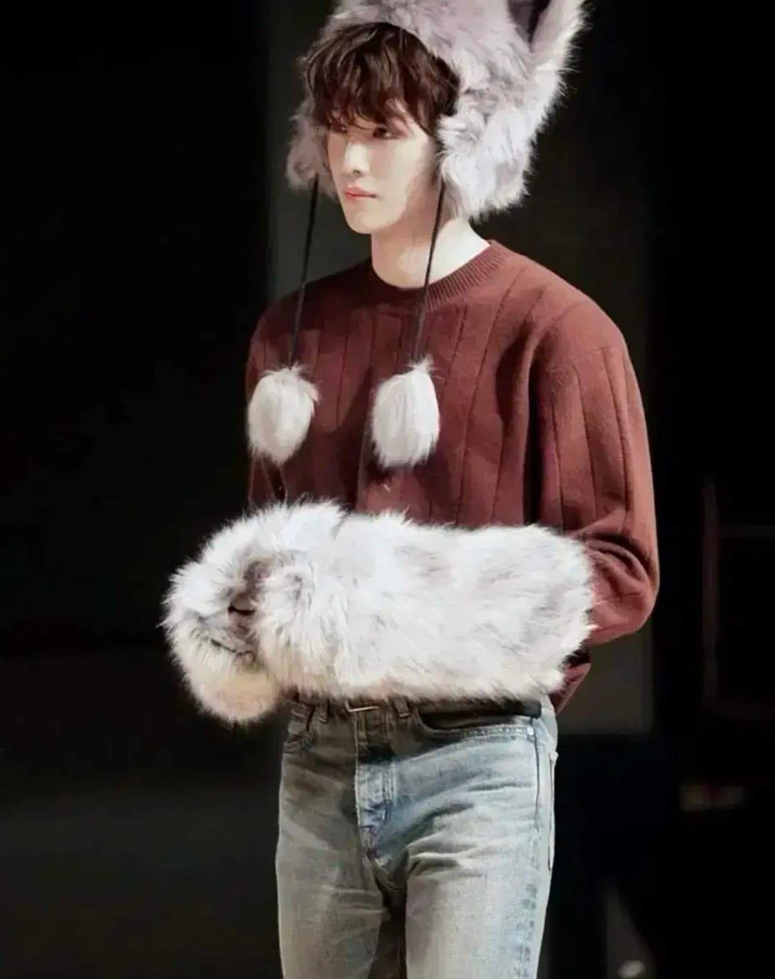 렉토 러블리니트 레드브라운 m 상품이미지5