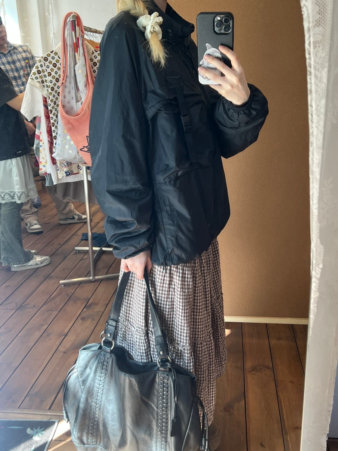 나이키 블랙 포켓 바람막이 상품이미지2