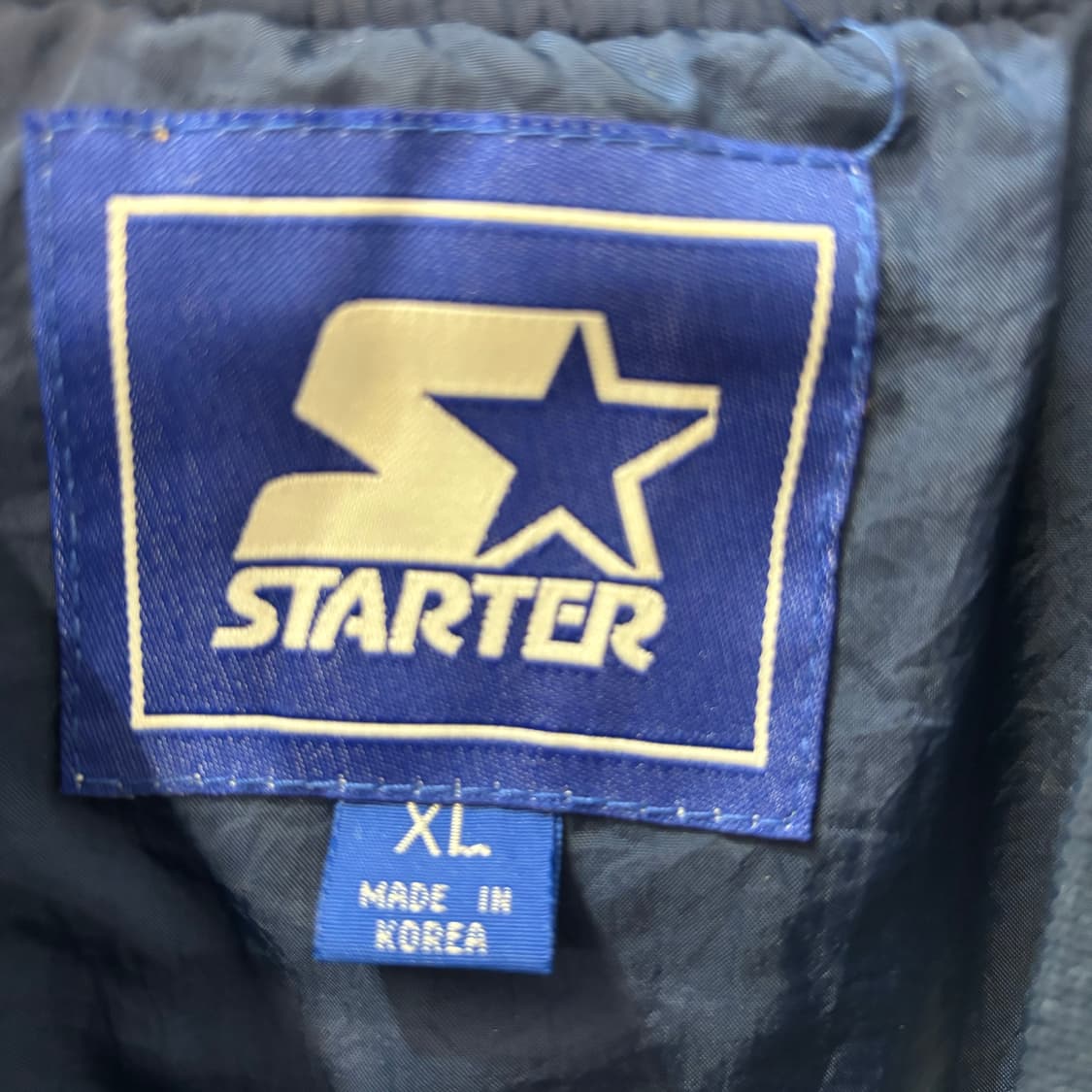 90s 스타터 올드스쿨 노트르담 파이팅 아이리시 웜업 XL 상품이미지7