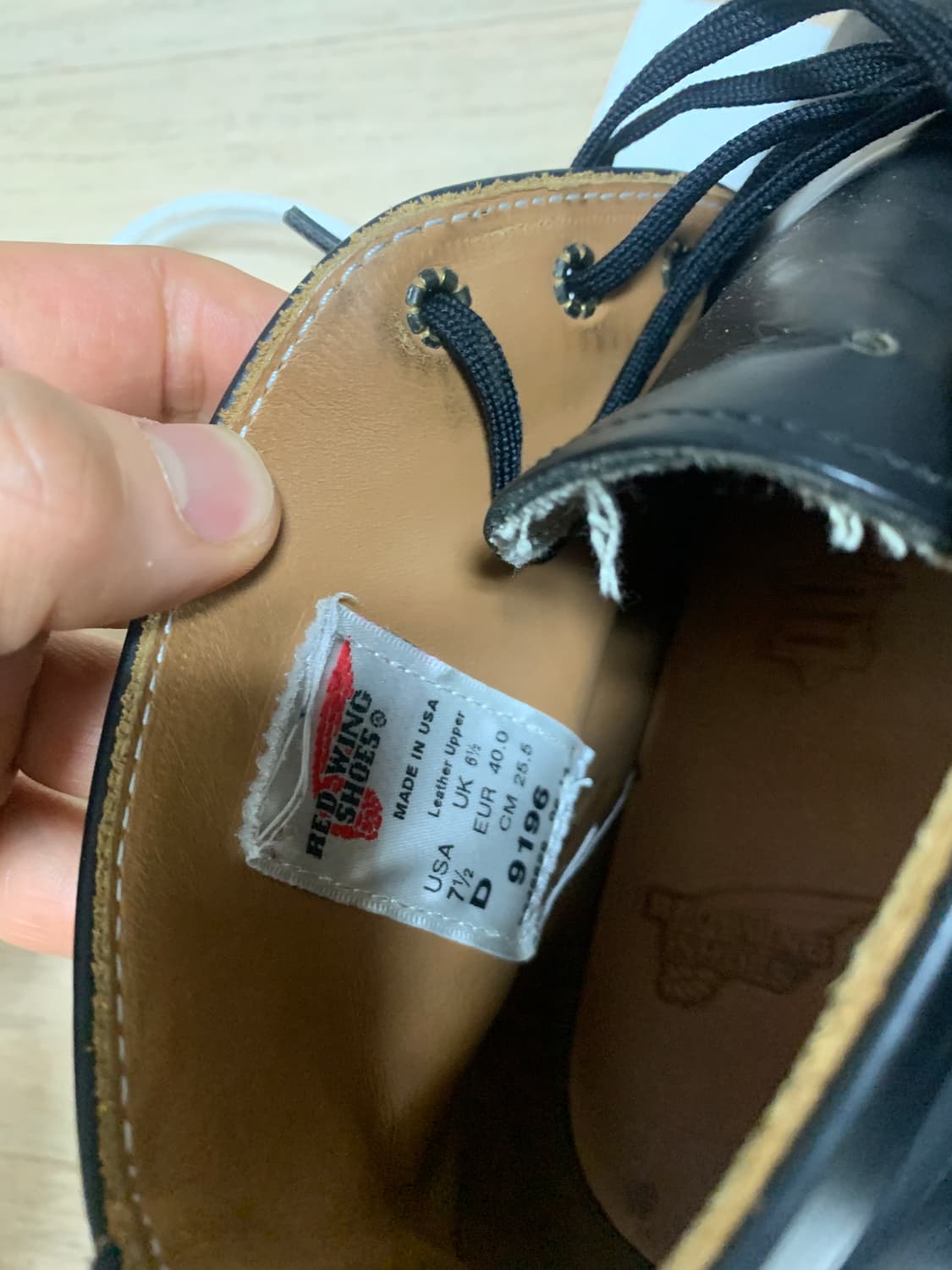 레드윙 처카 부츠 9196 팝니다 상품이미지3