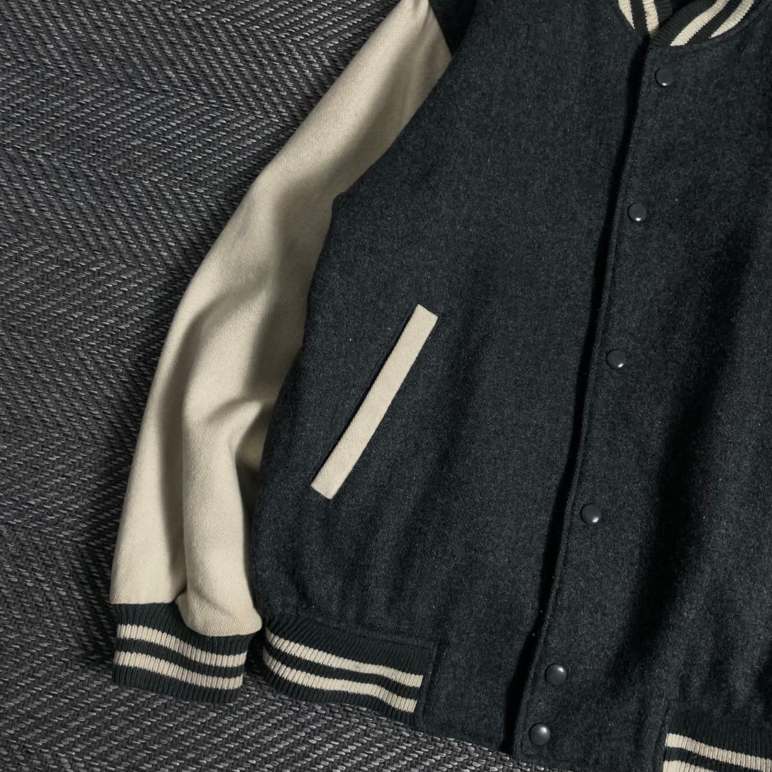 일본 빈티지 모직 바시티 자켓o 3511 상품이미지3