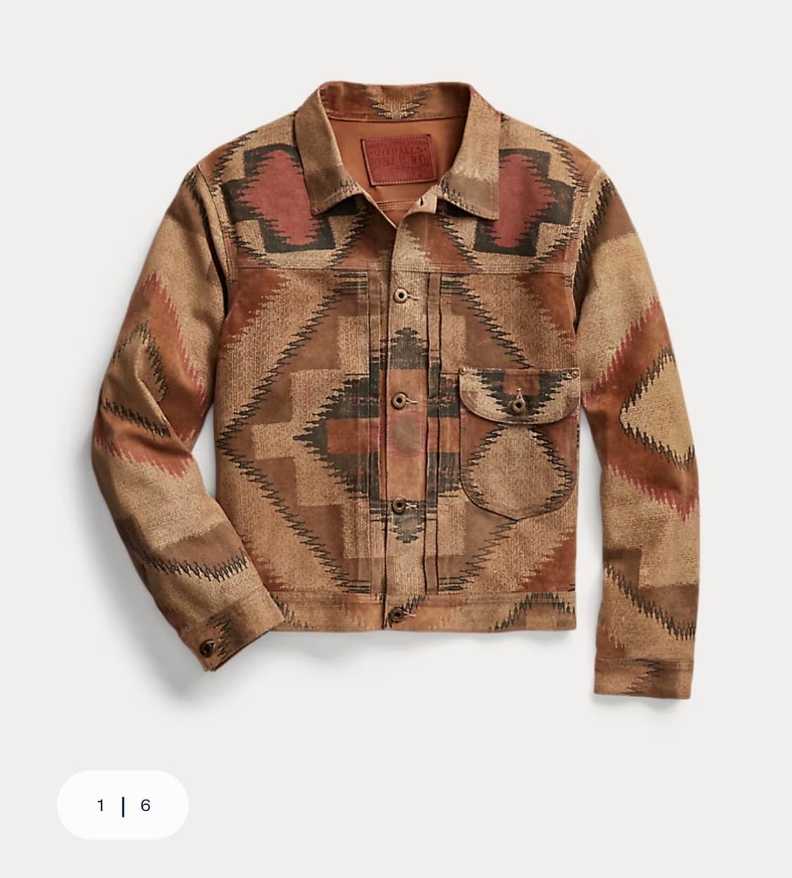 RRL 리미티드 에디션 러프아웃 스웨이드 재킷 M 상품이미지1