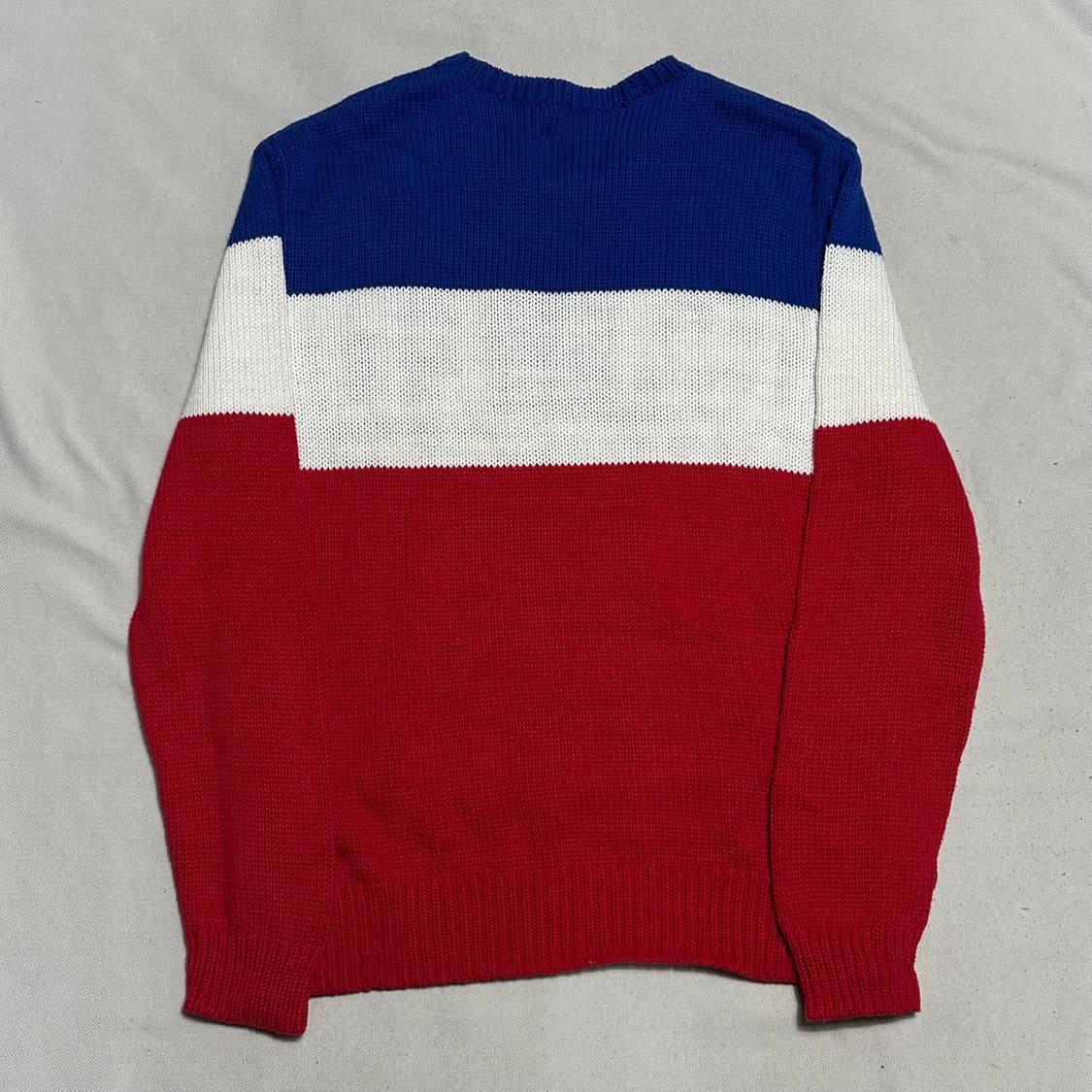 M 폴로랄프로렌 빅로고 배색 코튼 니트 상품이미지3