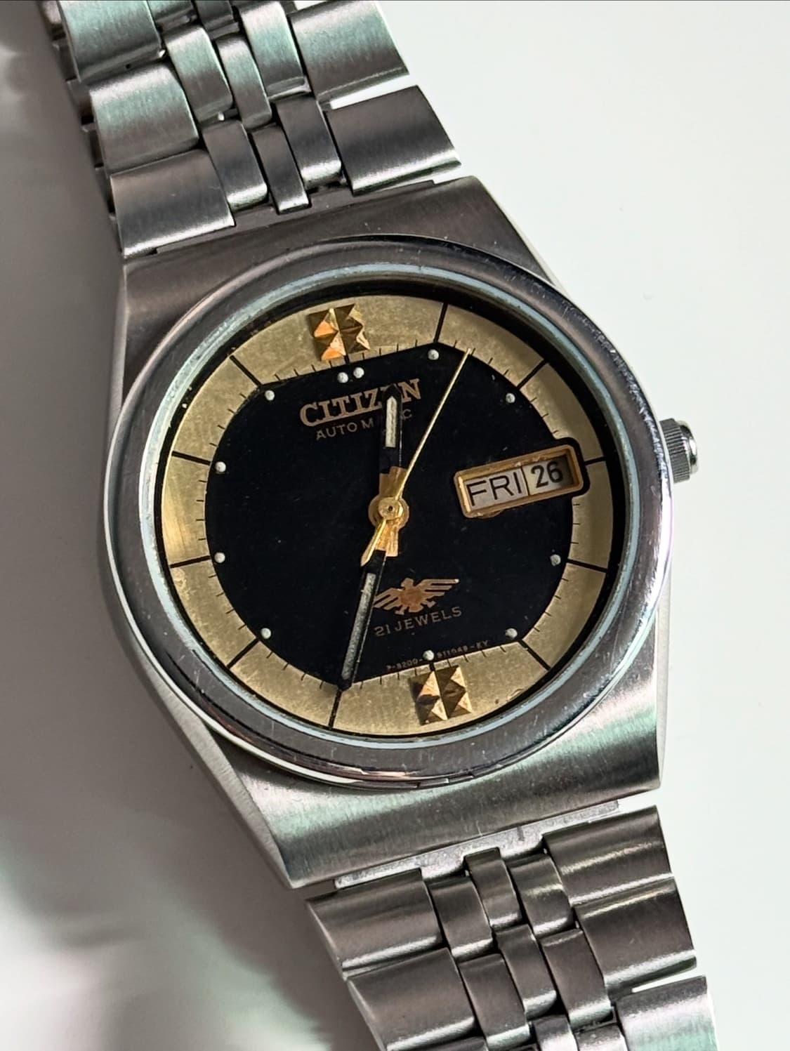 80s Citizen Automatic Metal Watch 상품이미지2