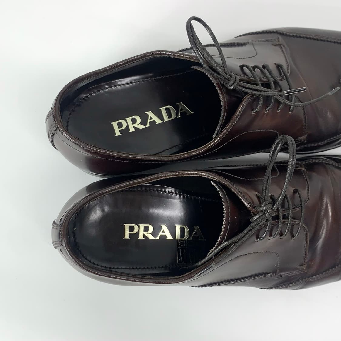 프라다 레더 더비 슈즈 상품이미지8