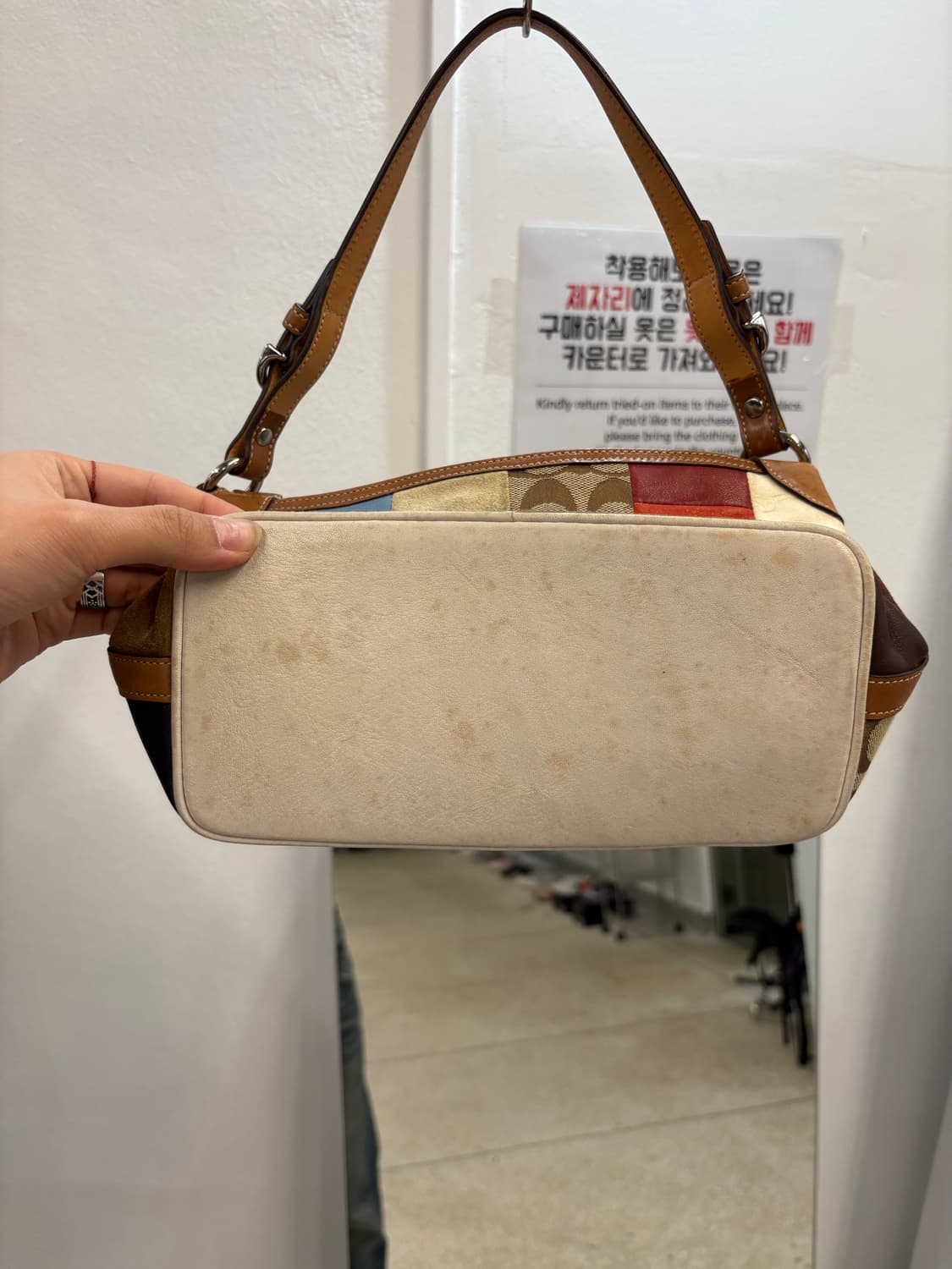 COACH patchwork shoulder bag 상품이미지5