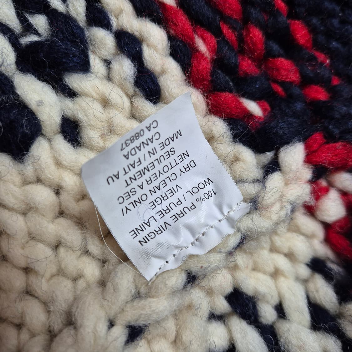 KANATA 카나타 눈꽃 패턴 코위찬 베스트 상품이미지6