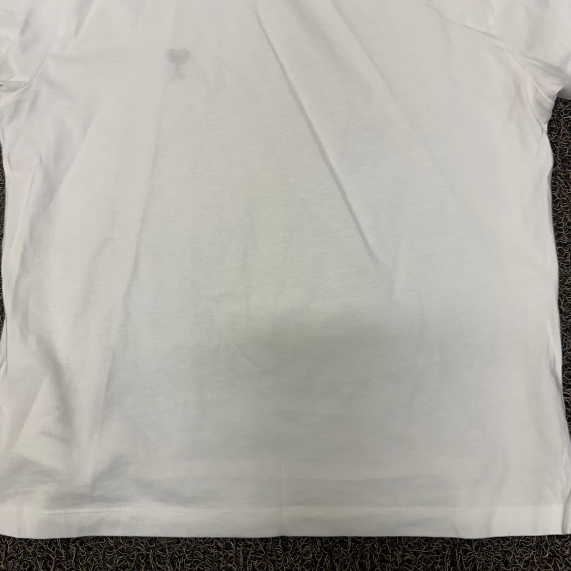 AMI 아미 여성 스몰로고 반팔티셔츠 화이트 상품이미지7