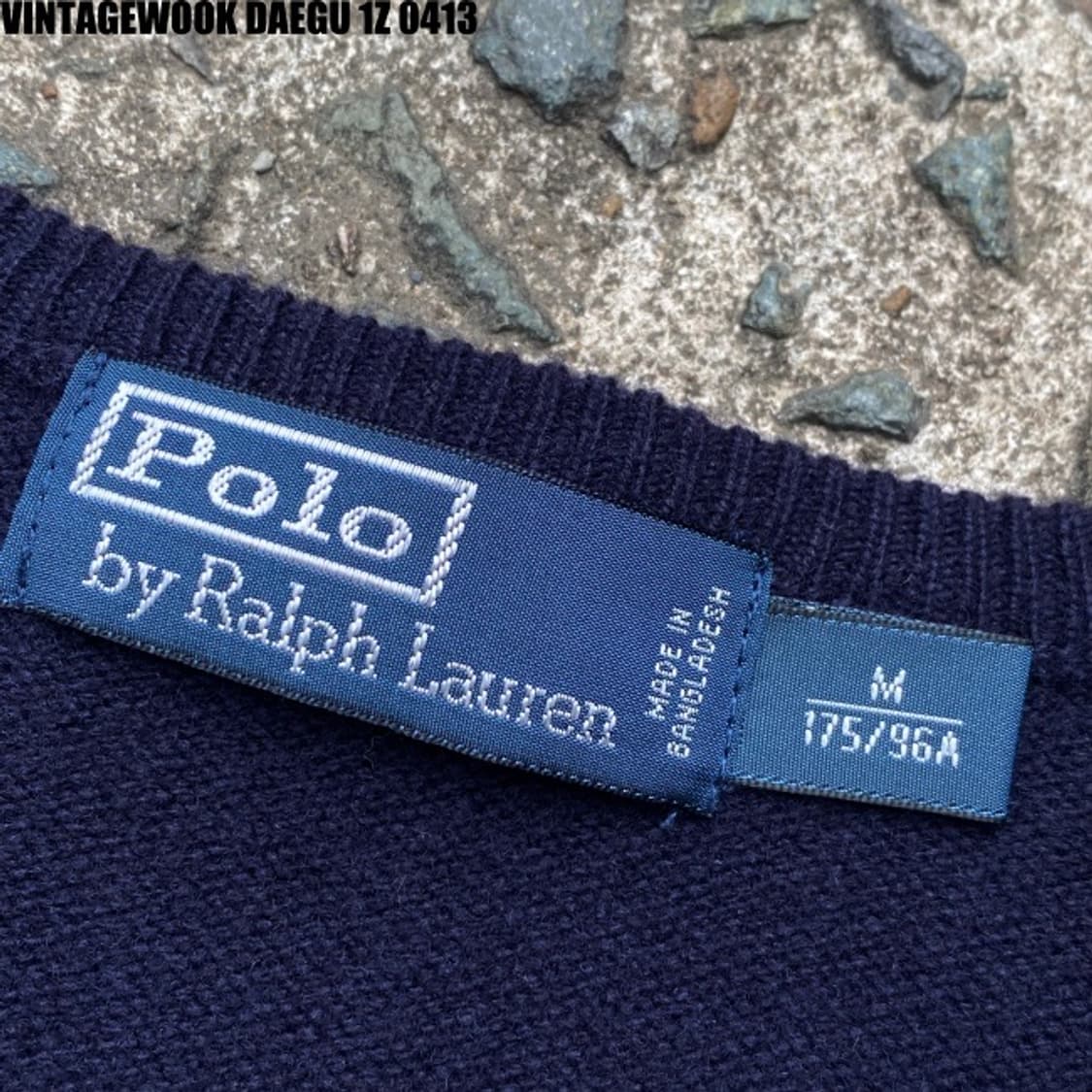 폴로 니트 네이비 상품이미지3