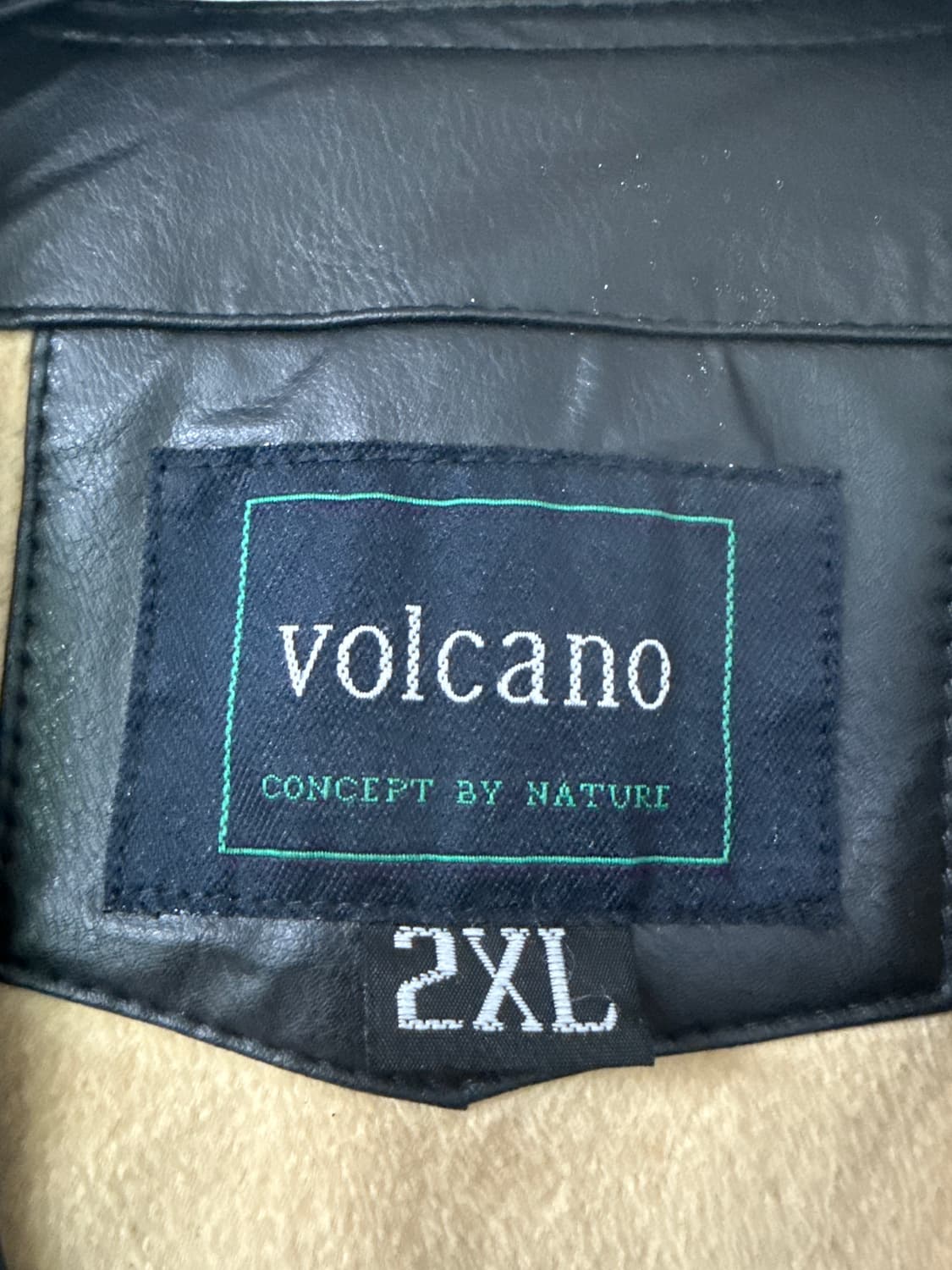 빈티지 Volcano 소가죽 오버핏 베스트 상품이미지3