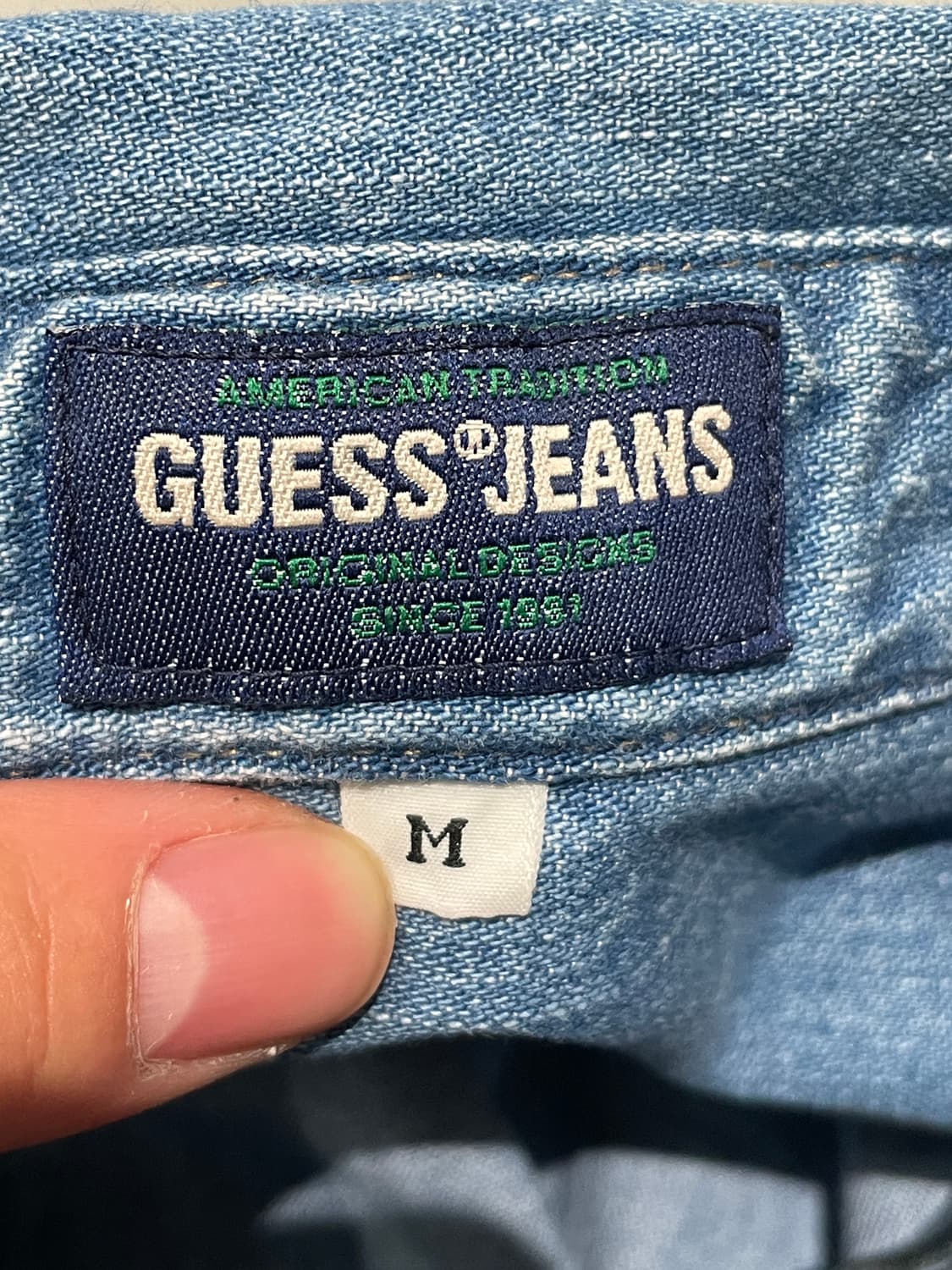 OLD GUESS 데님 셔츠 상품이미지5
