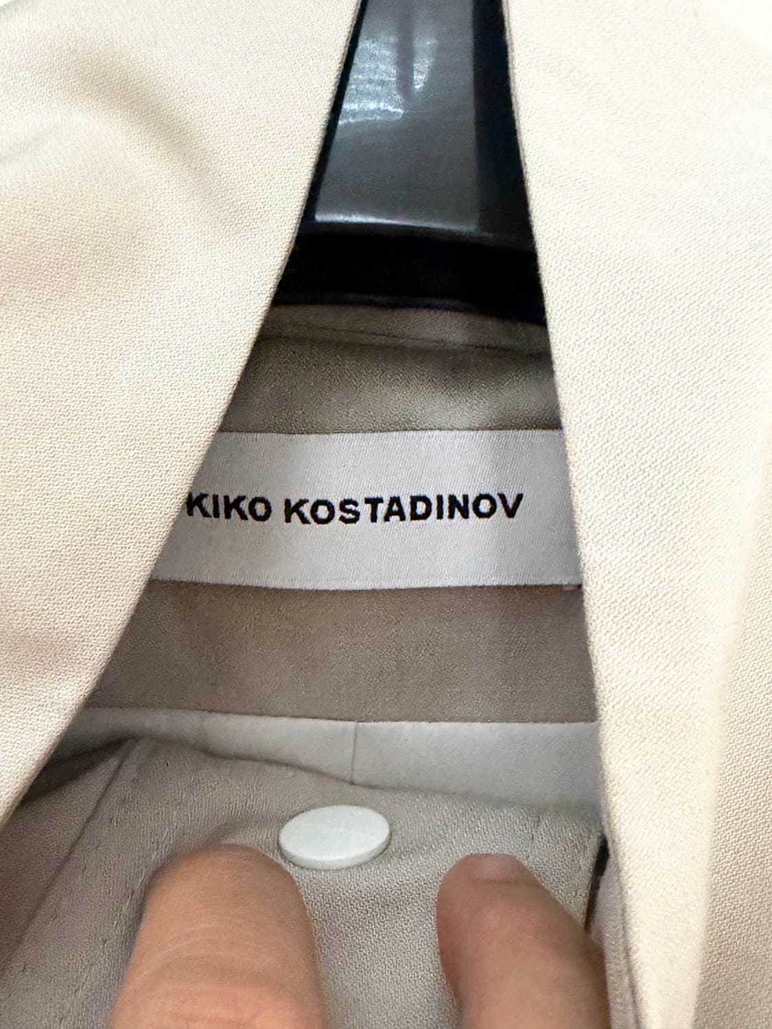 (50) 25ss 키코 코스타디노브 자파 크롭 자켓 아이보리 상품이미지5