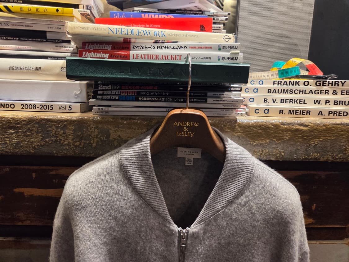 클럽모나코 니트짚업 가디건 상품이미지4