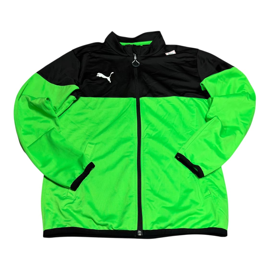  (바배) 푸마 그린 블랙 배색 트레이닝 트랙탑 져지 상품이미지1