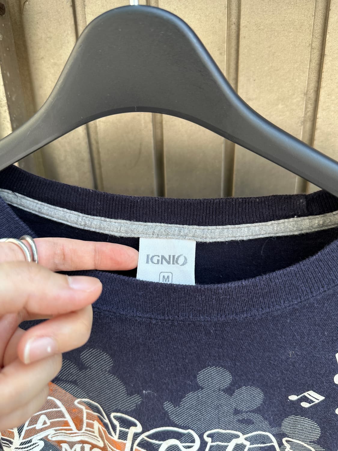 IGNIO vintage Mickey Mouse fake layered  상품이미지4