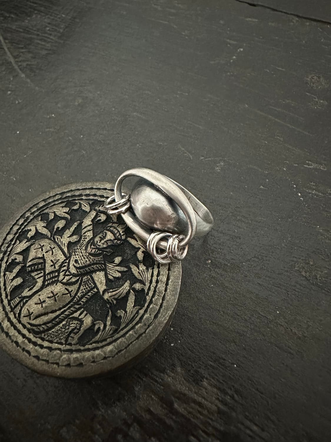 Vintage o ring 925silver ring 상품이미지3
