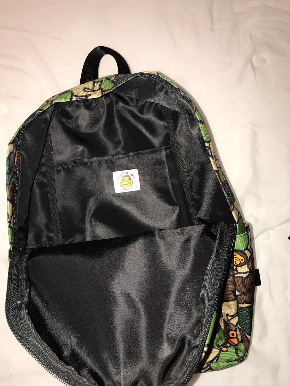 Bape 베이프 베이비 마일로 미디움 백팩 그린 상품이미지4