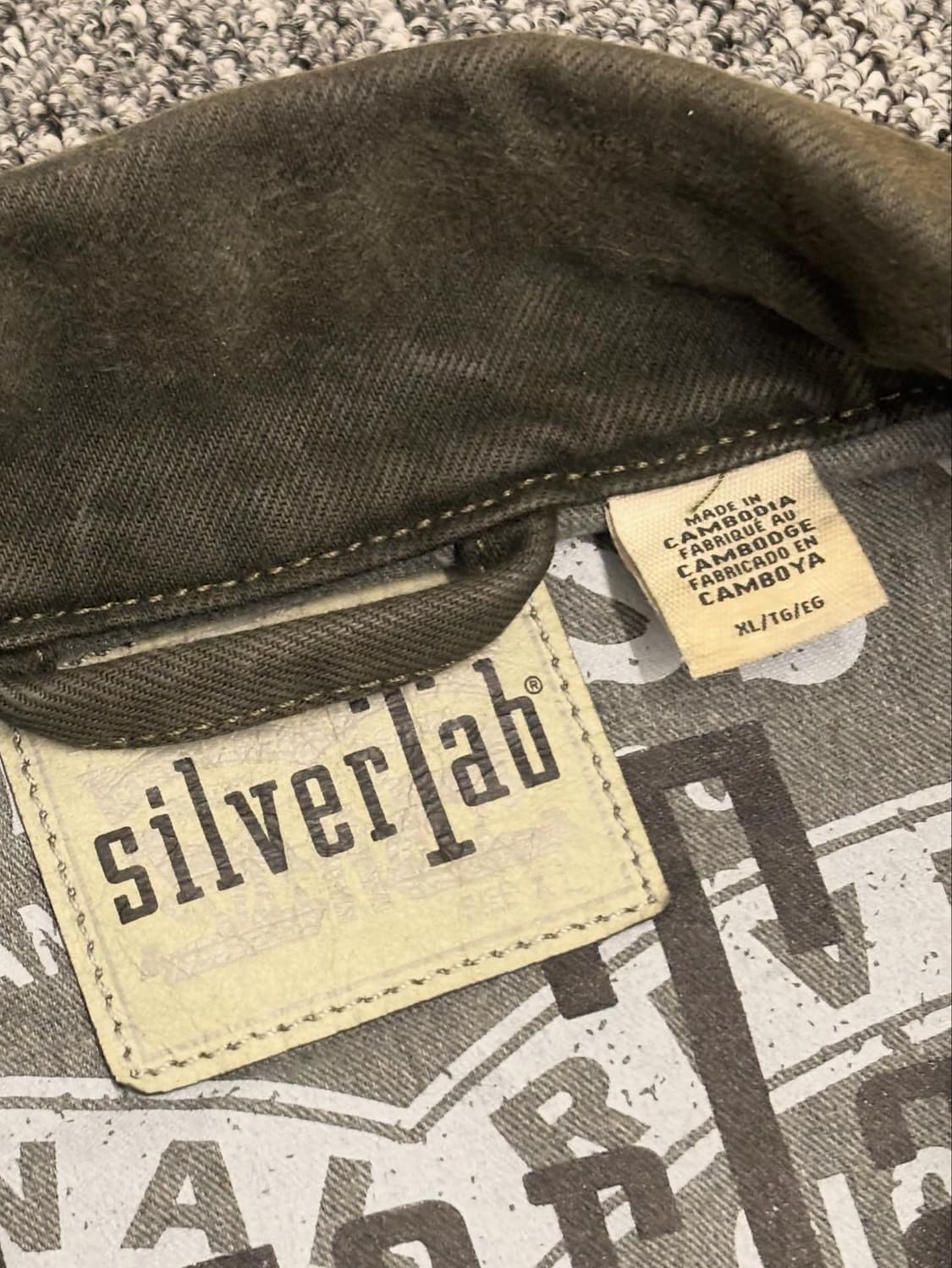 Levis silvertab denim painted trucker 상품이미지2