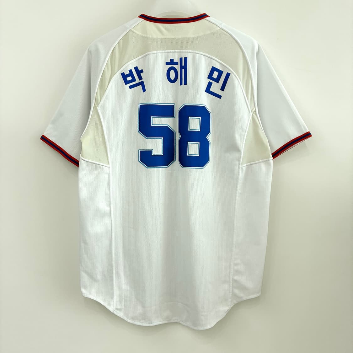 삼성 라이온즈 X 빈폴 박해민 마킹 올드 홈 유니폼 105 상품이미지3