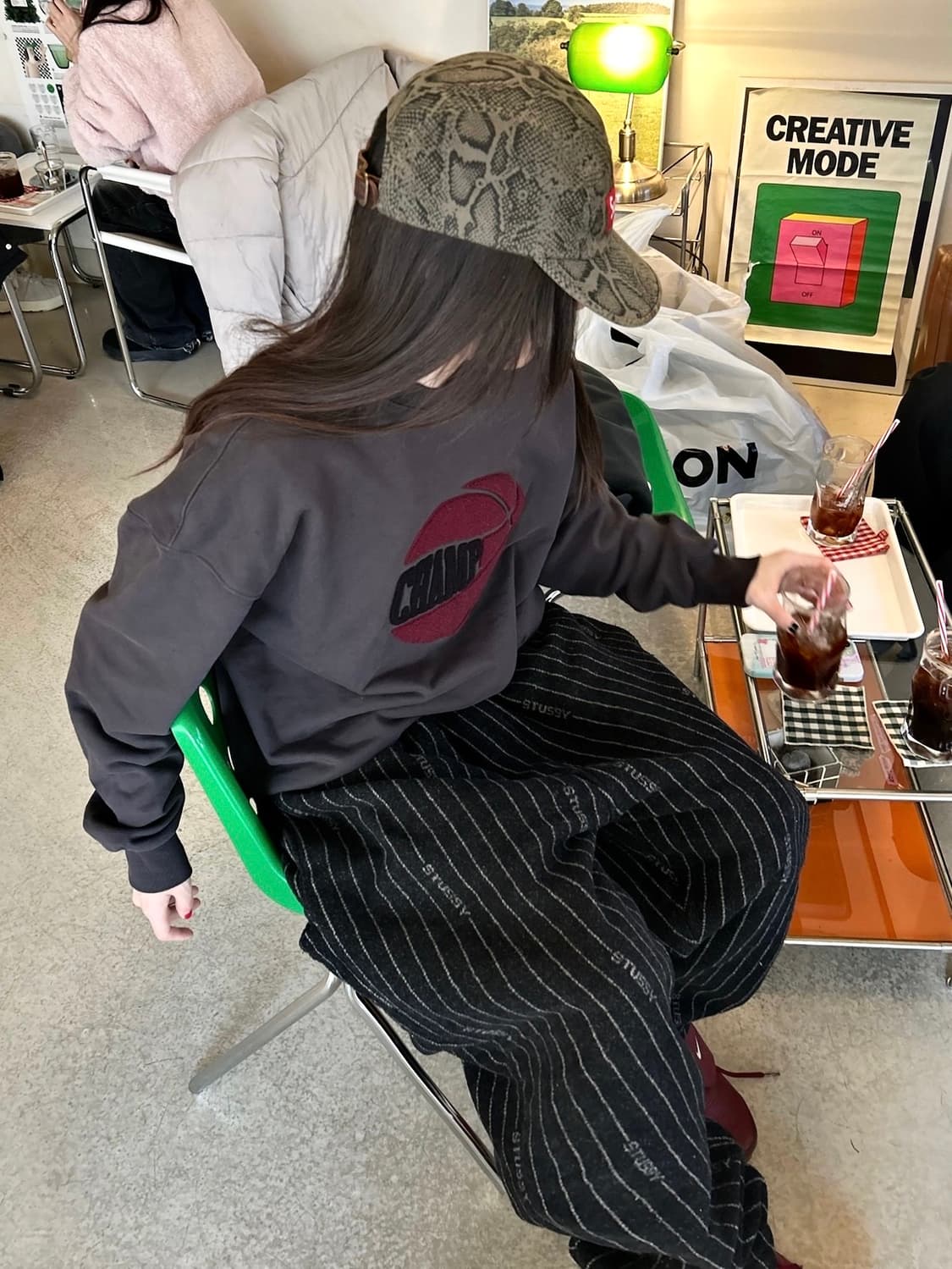 STUSSY X NIKE 나투시 NRG 스트라이프 울 팬츠 상품이미지5