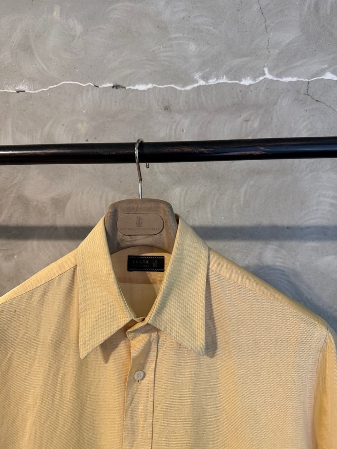 PRADA 프라다 오픈칼라넥 셔츠 100 상품이미지6